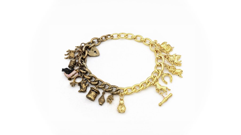 Gold Charm Bracelet Restoration