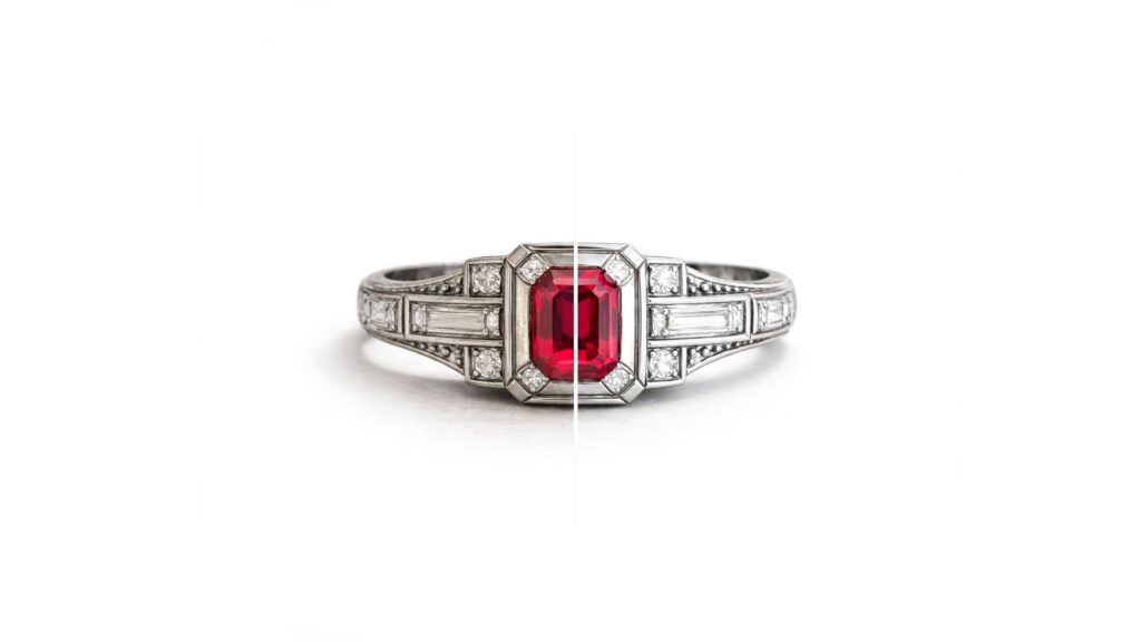 Ruby Diamond Ring Restoration