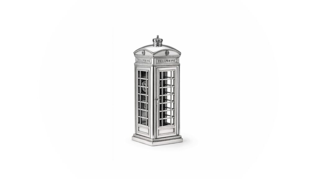 Sterling Silver London Telephone Box